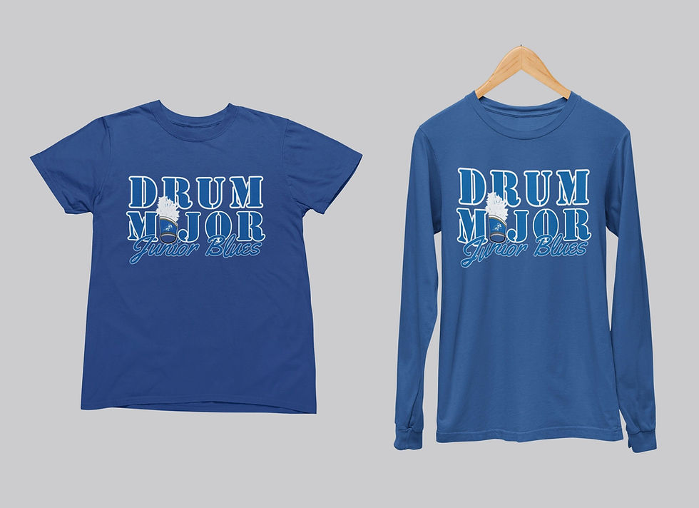 Thumbnail: Drum Major Short or Long Sleeve Tshirt