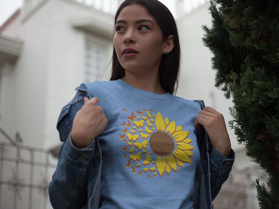 Thumbnail: Butterfly Sunflower Tshirt