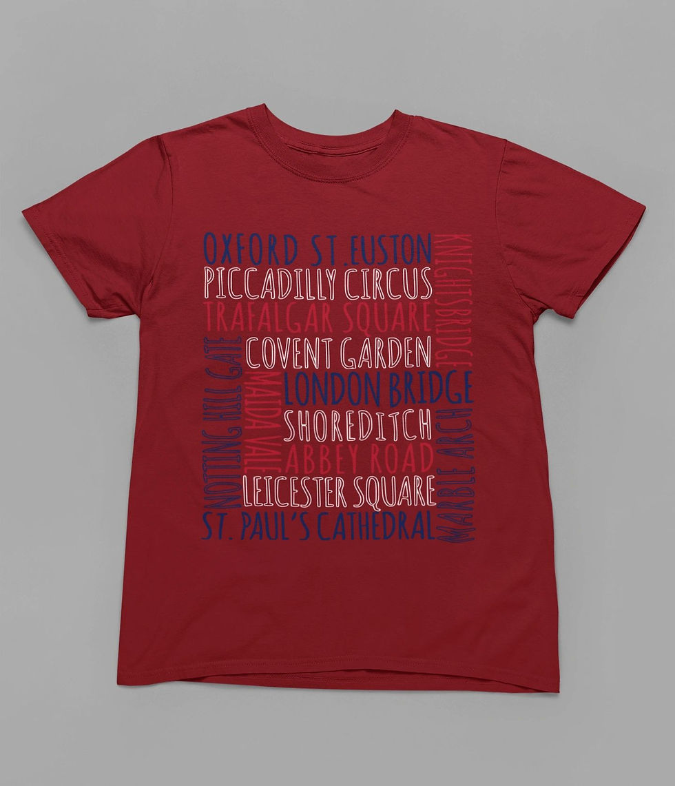 Thumbnail: London Places Tshirt or Sweatshirt