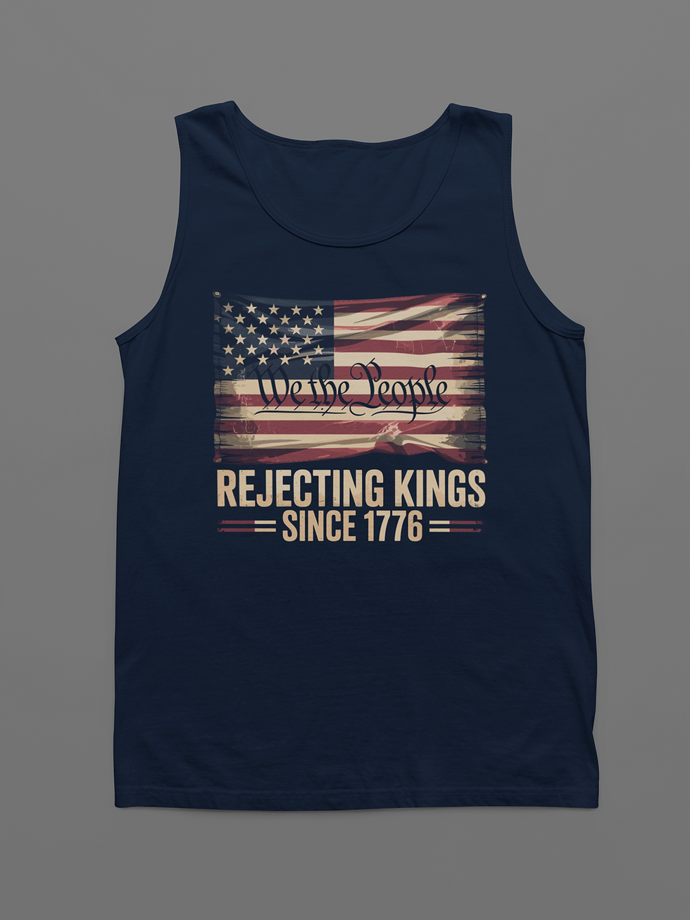 Thumbnail: We The People Rejecting Kings Flag Tshirt
