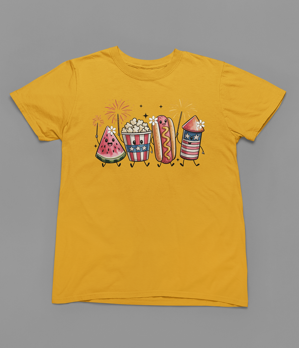 Thumbnail: Fourth Of July Food Tshirt
