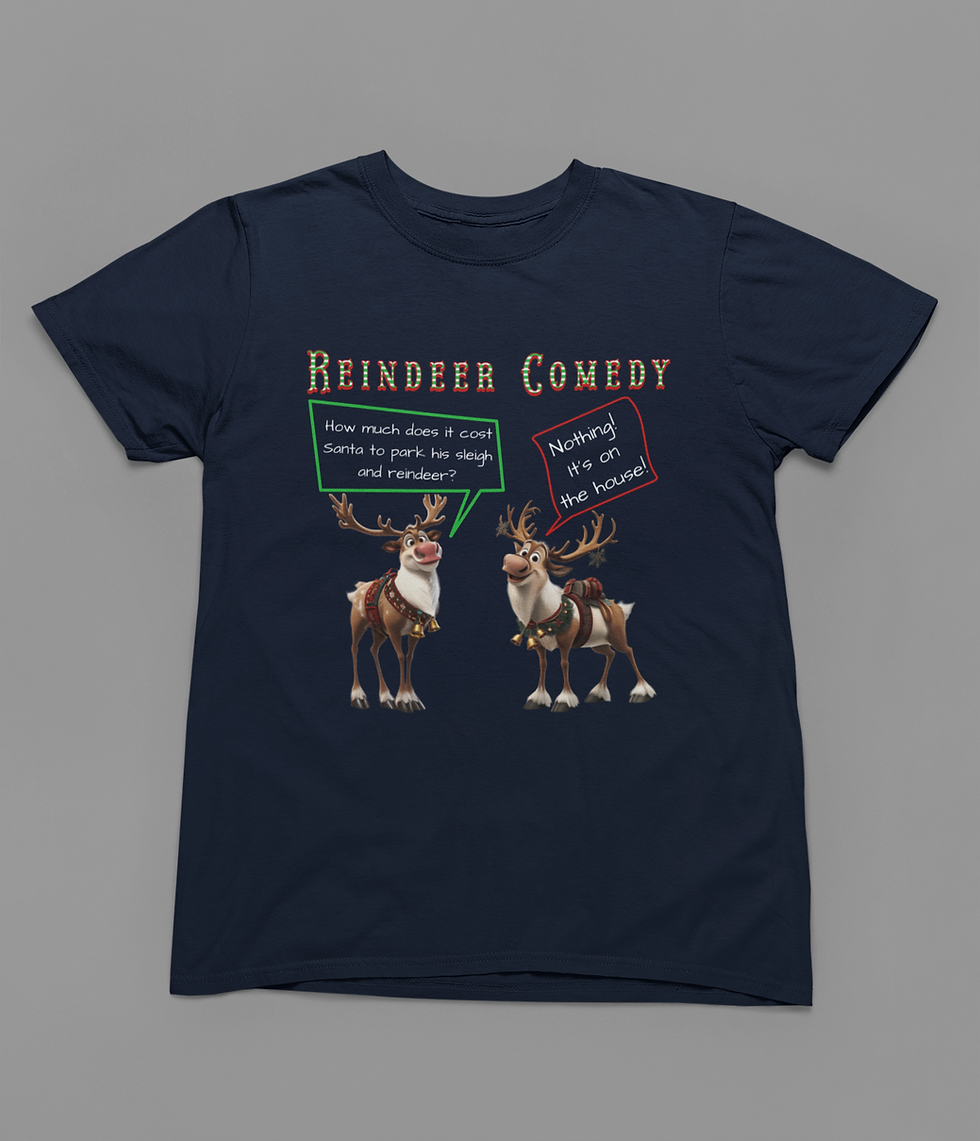 Thumbnail: Reindeer Comedy Tshirt or Sweatshirt