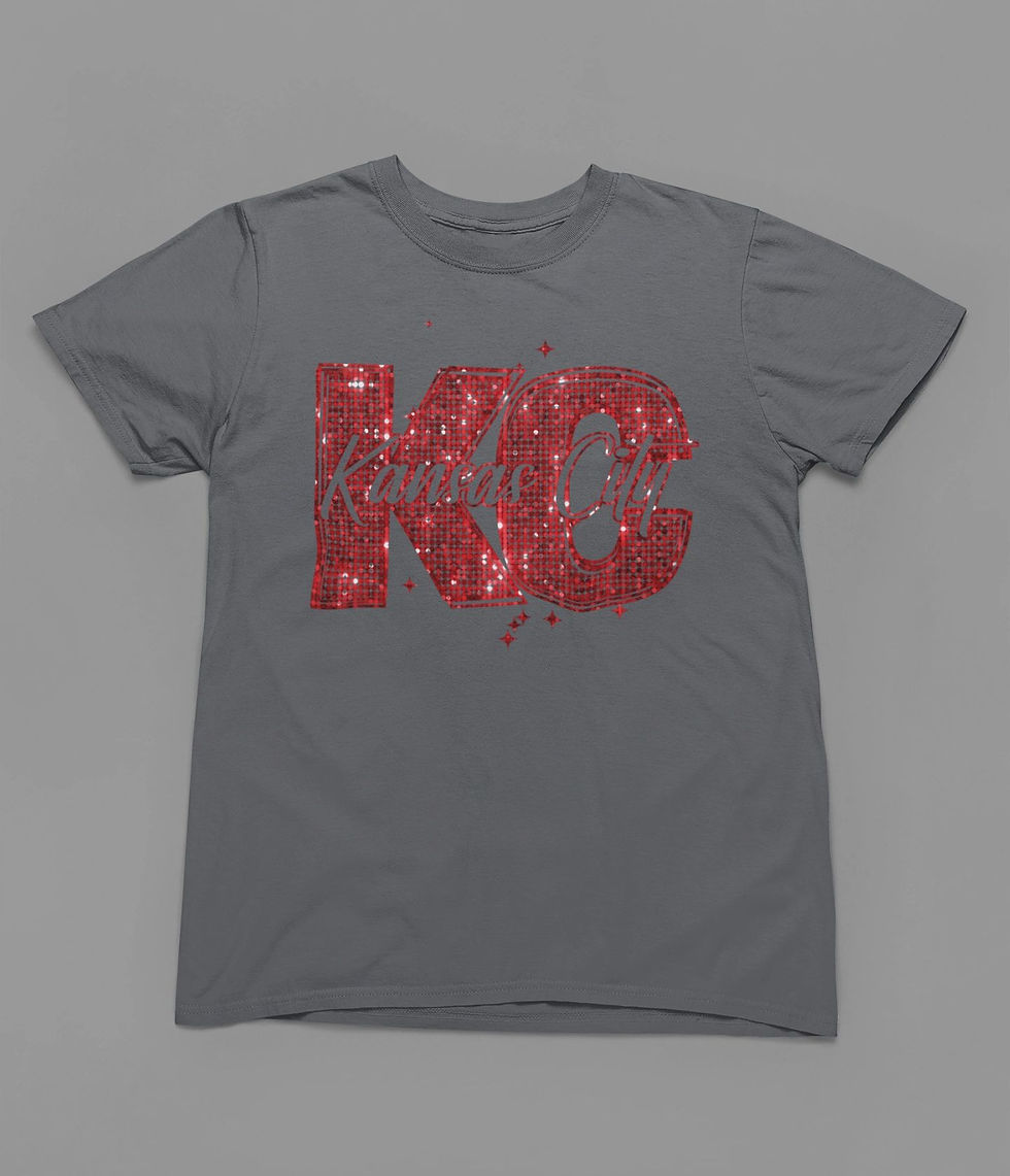 Thumbnail: KC Faux Sequin Tshirt or Sweatshirt