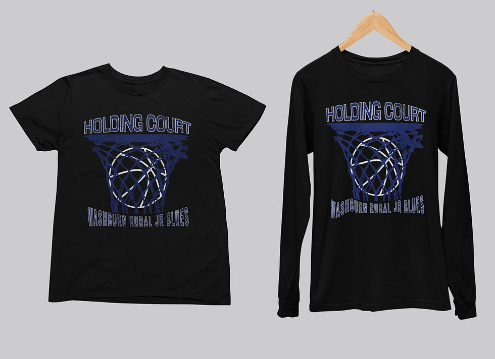 Thumbnail: Holding Court WRHS Basketball Short or Long Sleeve Tshirt