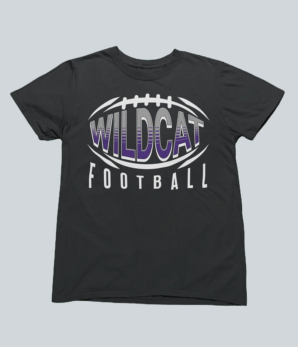Thumbnail: Wildcat Football Youth tshirt