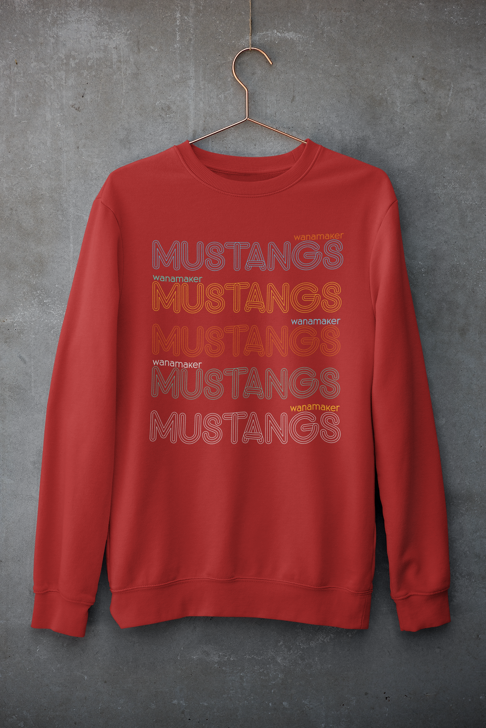 Thumbnail: Retro Mustangs Tshirt or Sweatshirt