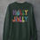Thumbnail: Holly Jolly Faux Glitter Ornaments Sweatshirt