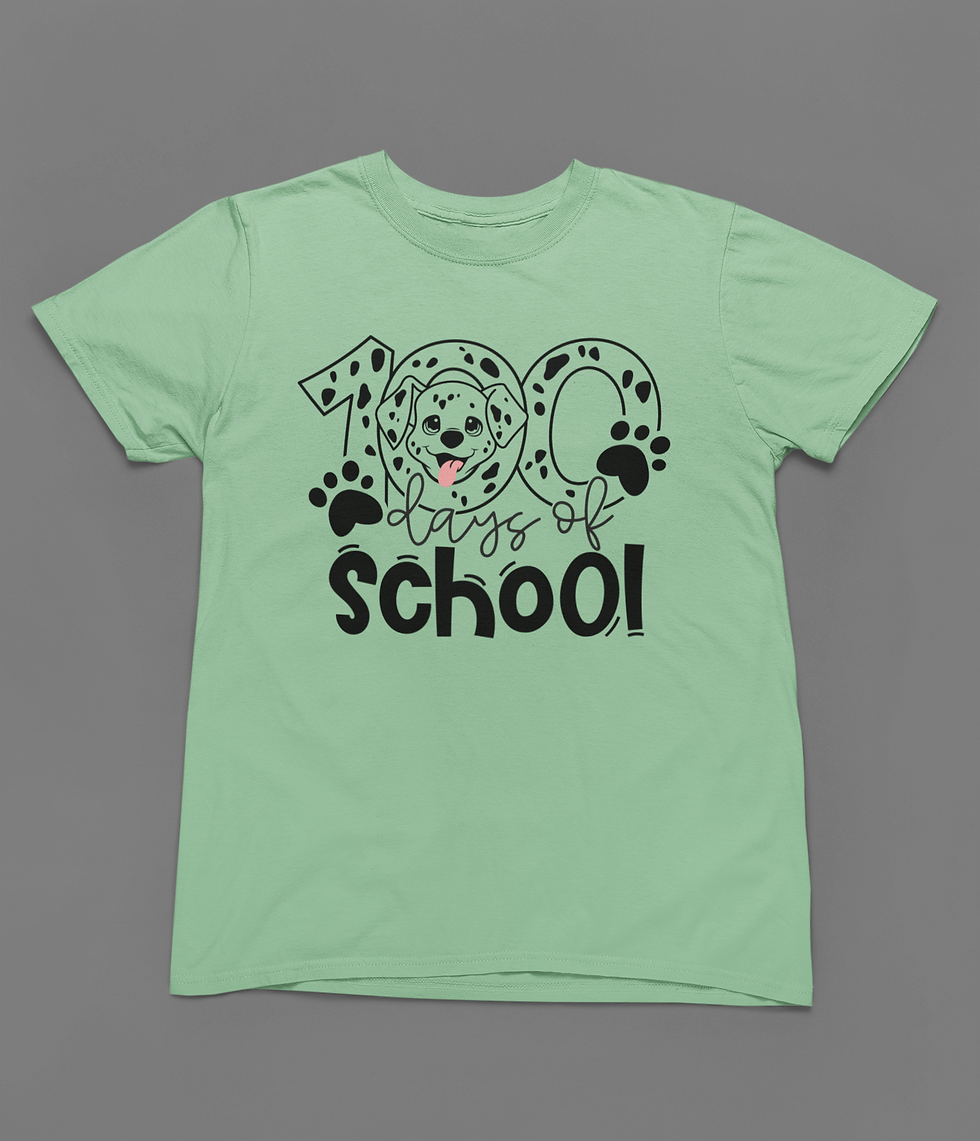 Thumbnail: 100 Dalmatian Days of School Tshirt