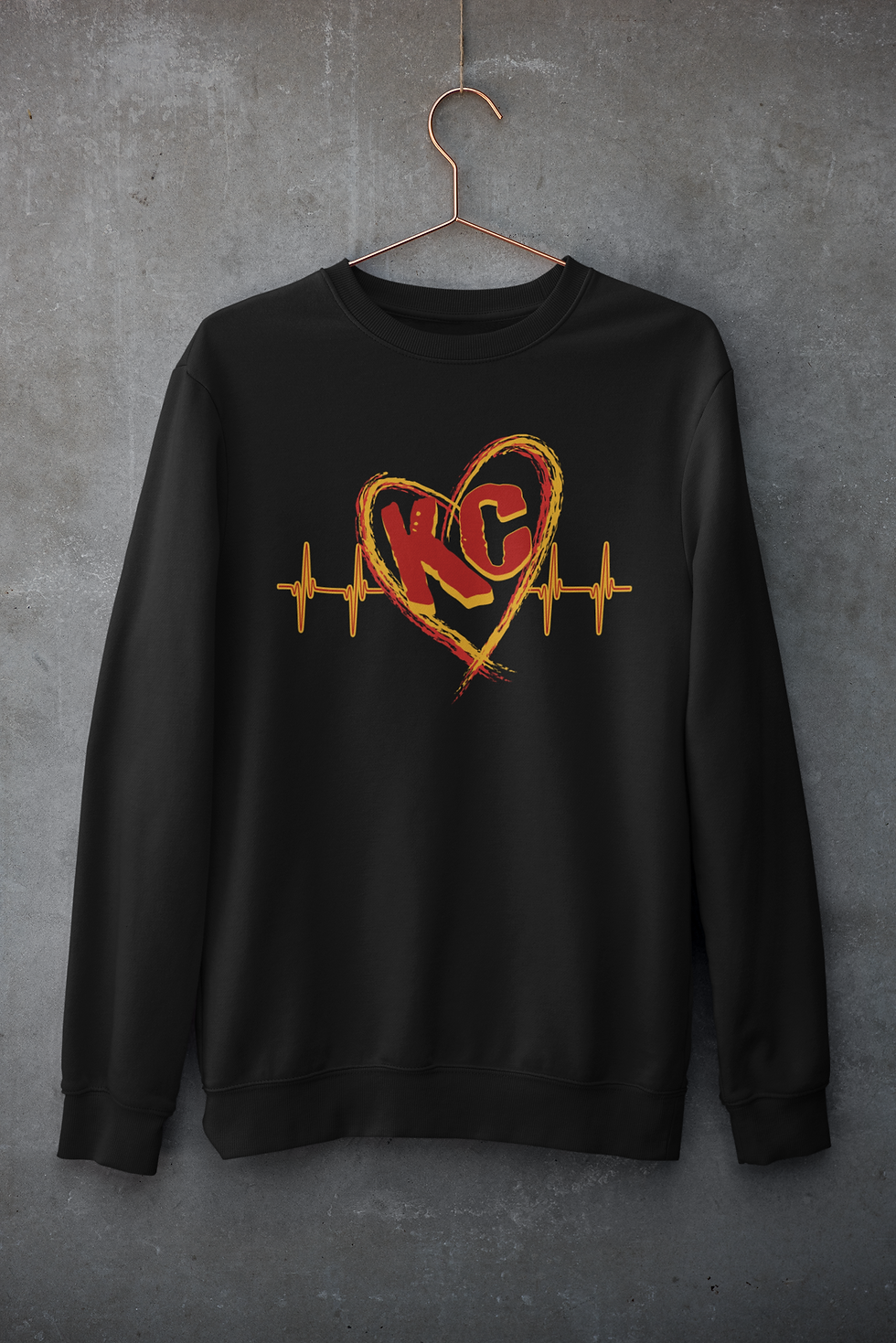 Thumbnail: KC Heartbeat Tshirt or Sweatshirt