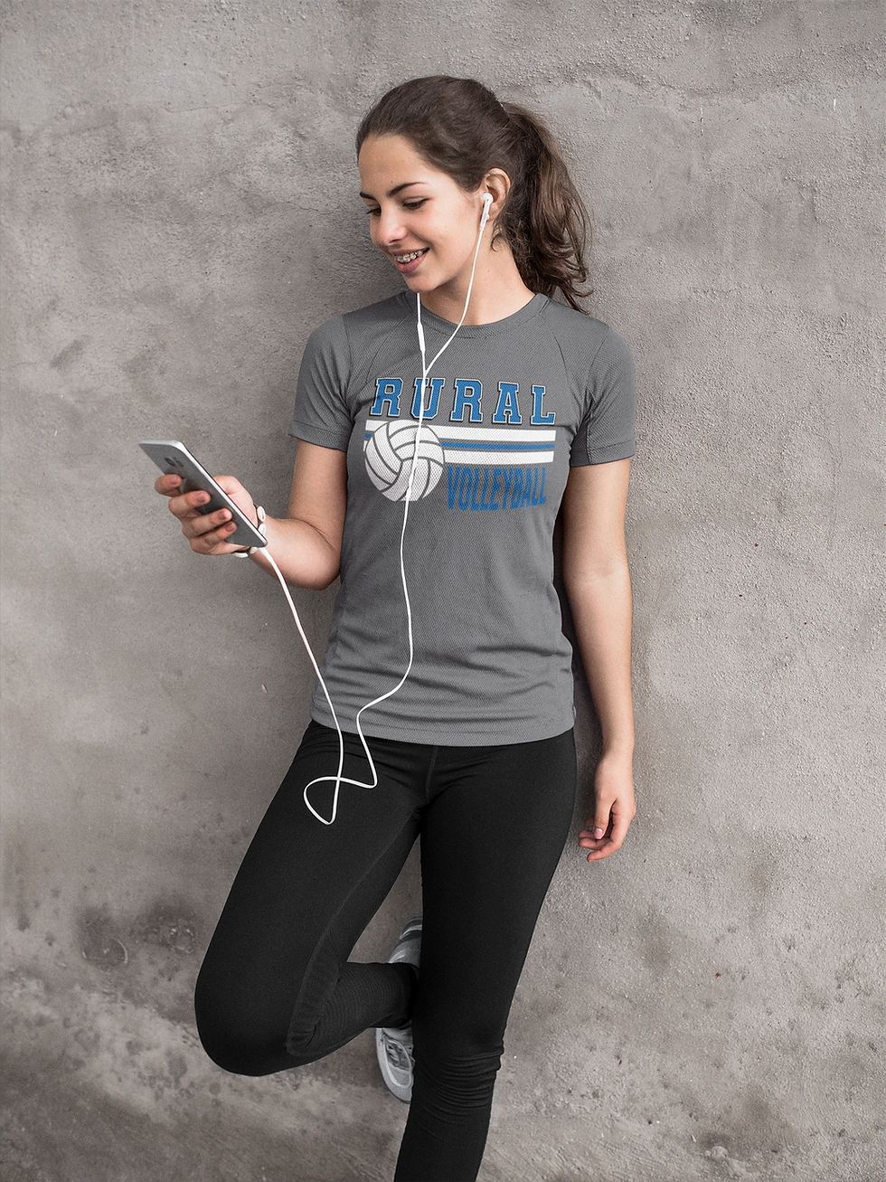 Thumbnail: Rural Volleyball Sport Tshirt