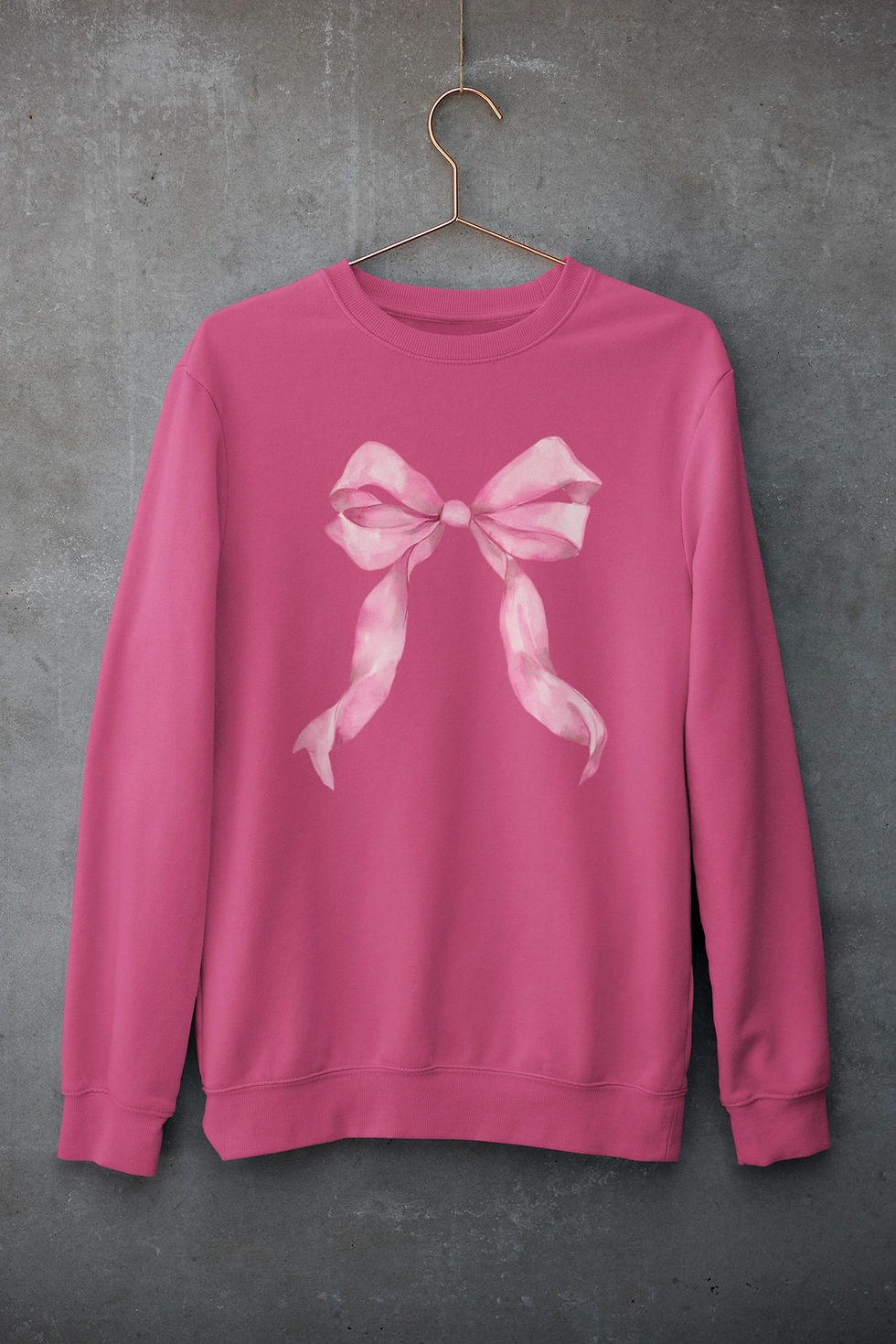 Thumbnail: Pink Satin Bow Sweatshirt