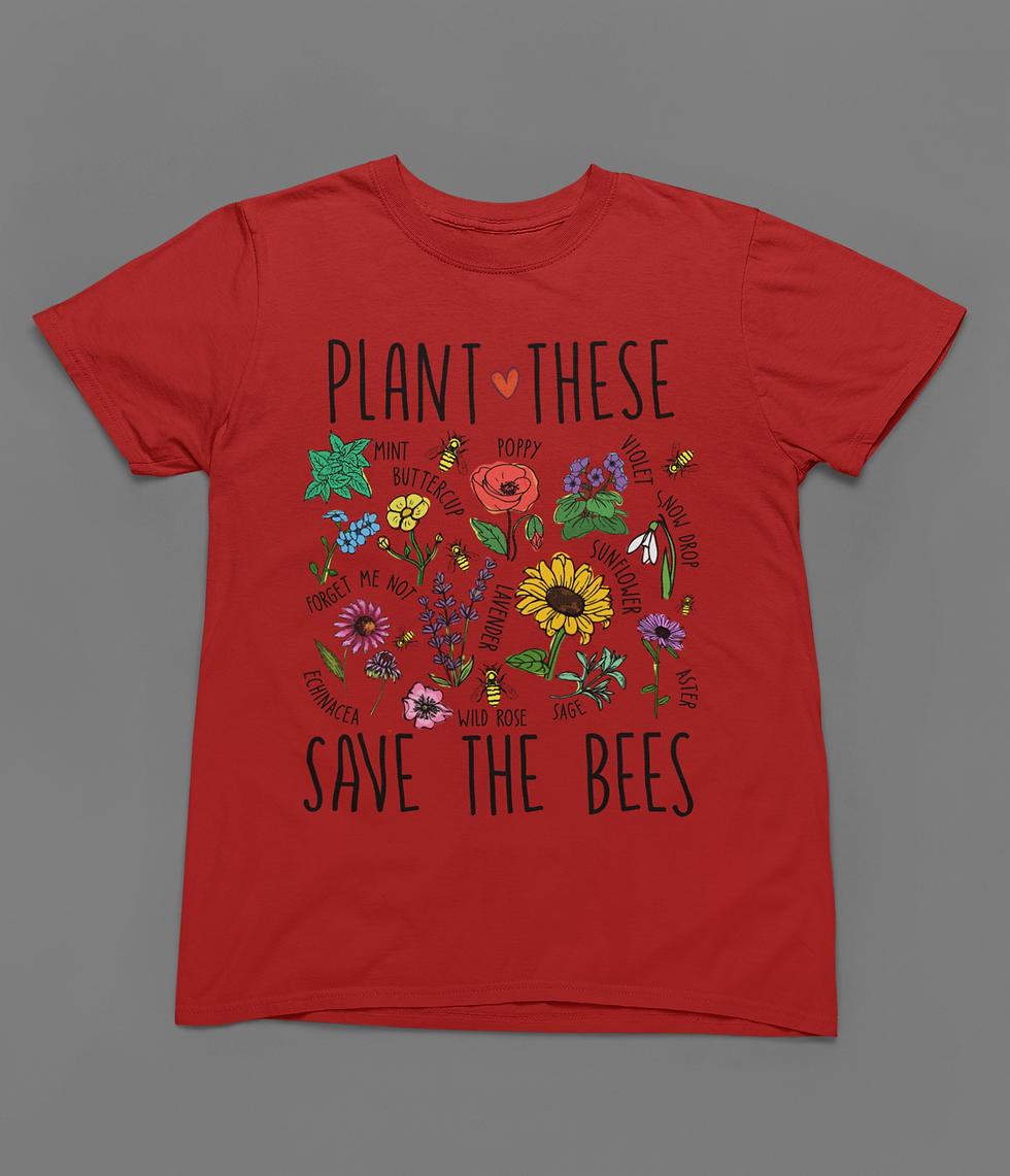 Thumbnail: Plant These Save The Bees Tshirt