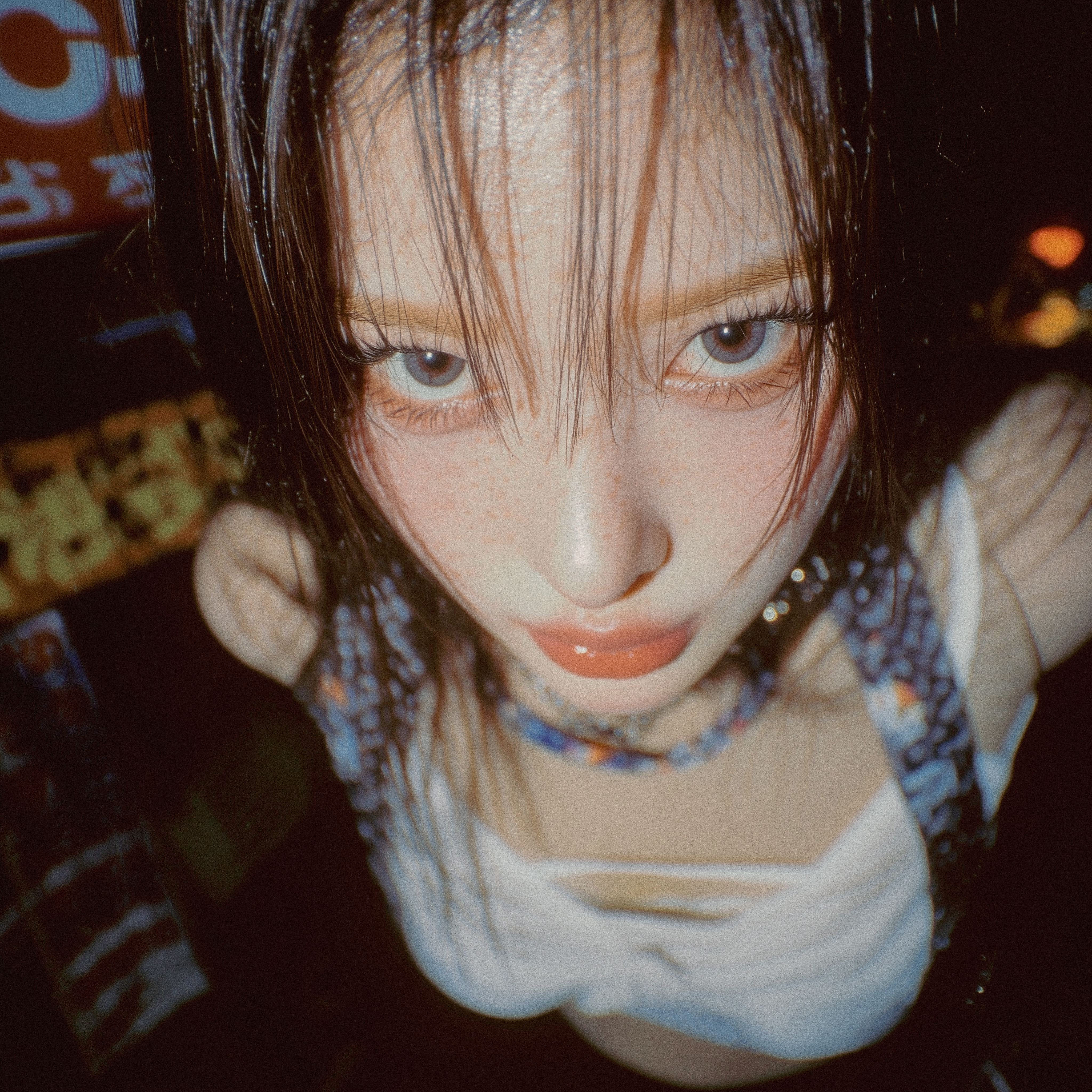 Gros plan visage ultra réaliste