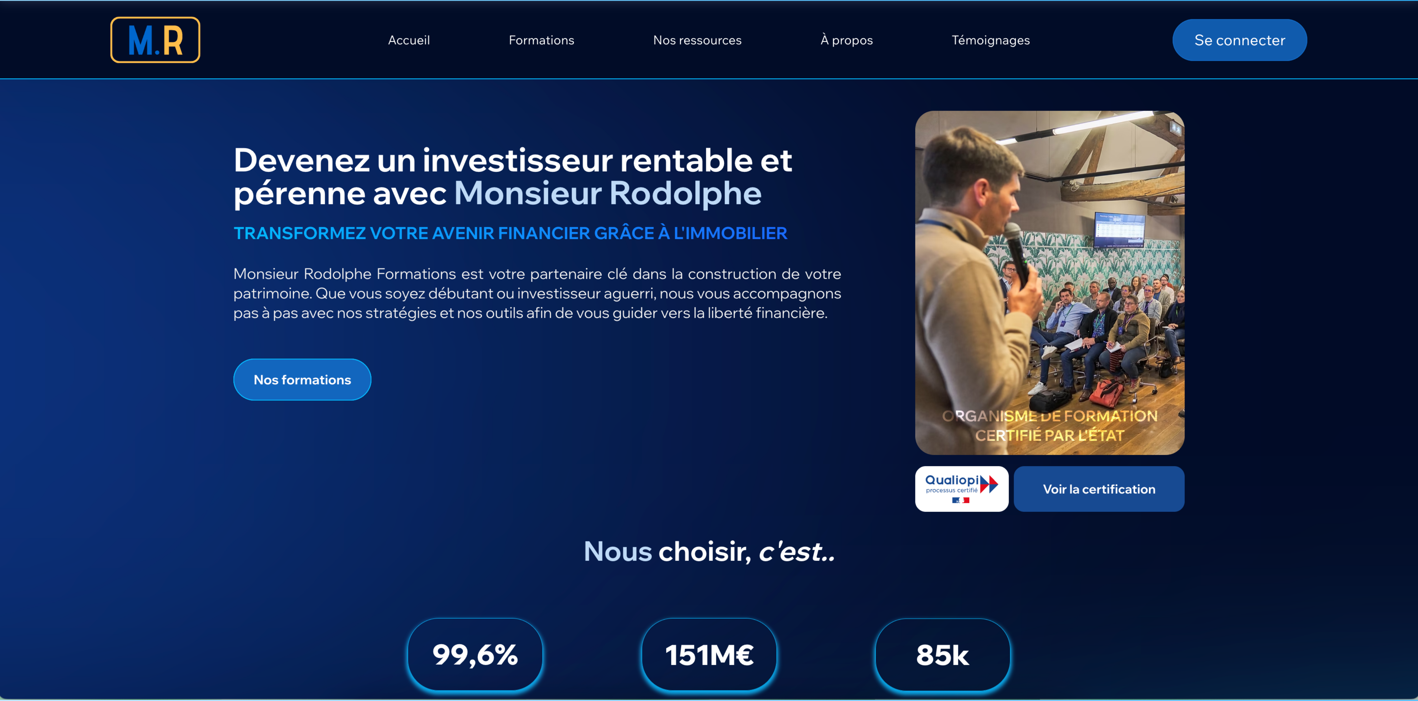Nouveau site de Monsieur Rodolphe
