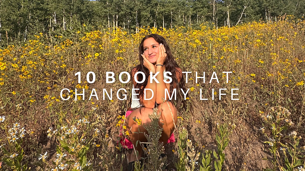 10 Books that changed my life  