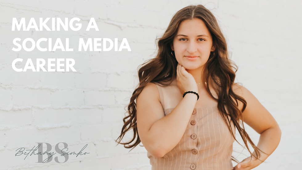 Making My Career Out of Social Media