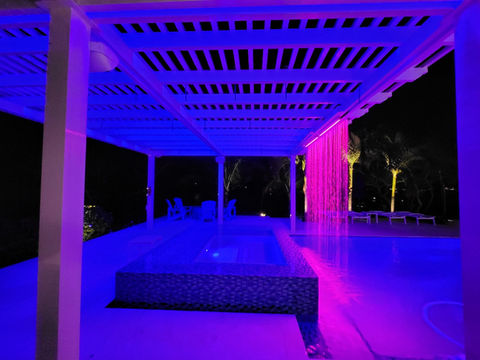 "Transform your outdoor space with a custom aluminum pergola, expertly crafted and powder-coated for durability and style. Enjoy a low-maintenance, weather-resistant solution that enhances your patio or garden."