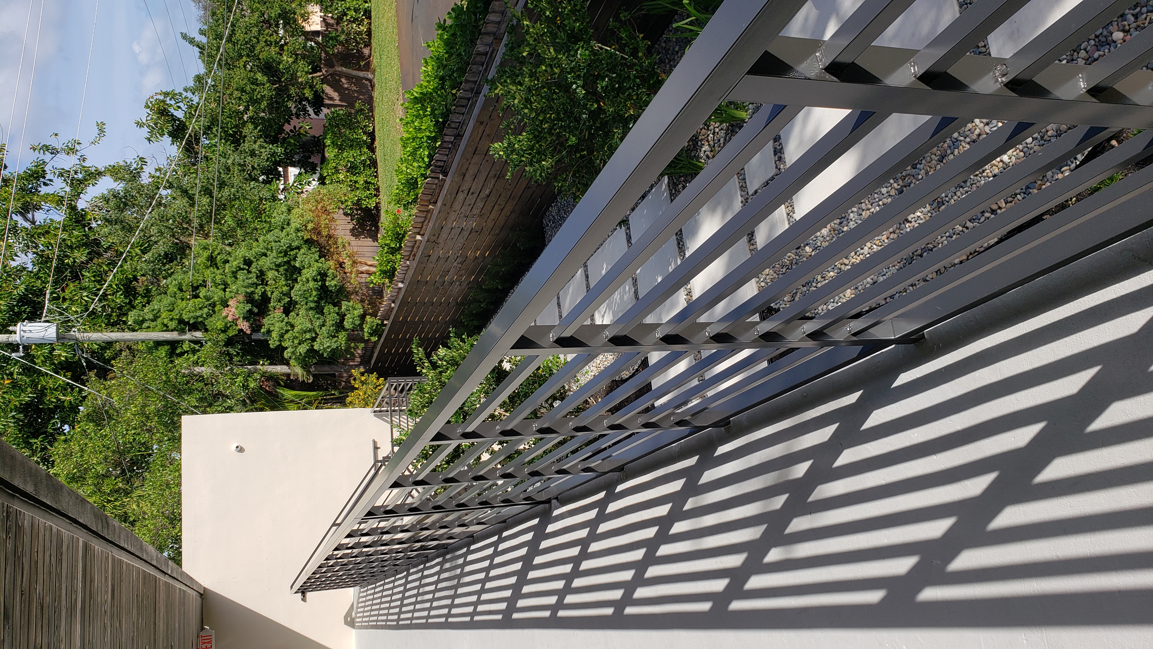 Zen Garden Oakland Park railing walkway, vertical