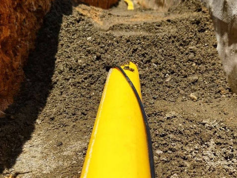 Construcción de canalización principal de gas para el área de Padel en el Centro Italiano Venezolano de Caracas.