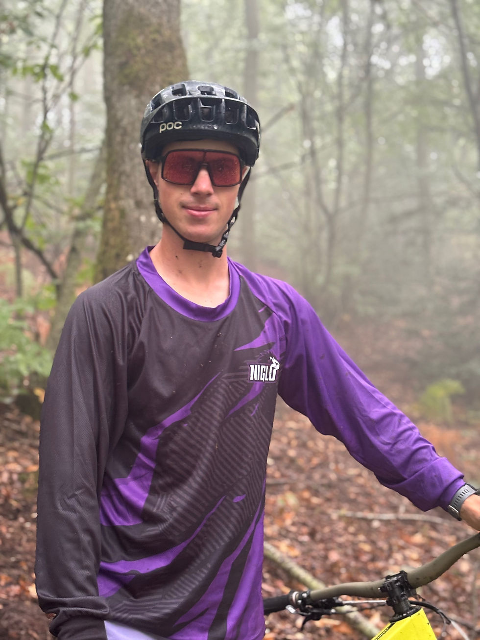 Miniature : Maillot VTT Enduro Niglo – Rouler Piquant (Noir/Violet)