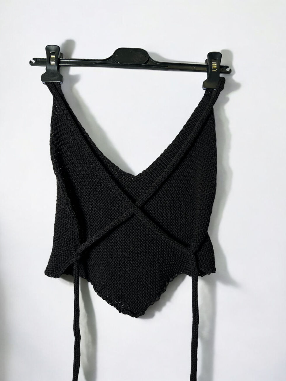 Thumbnail: Knitted Crop Top That Ties at the Back