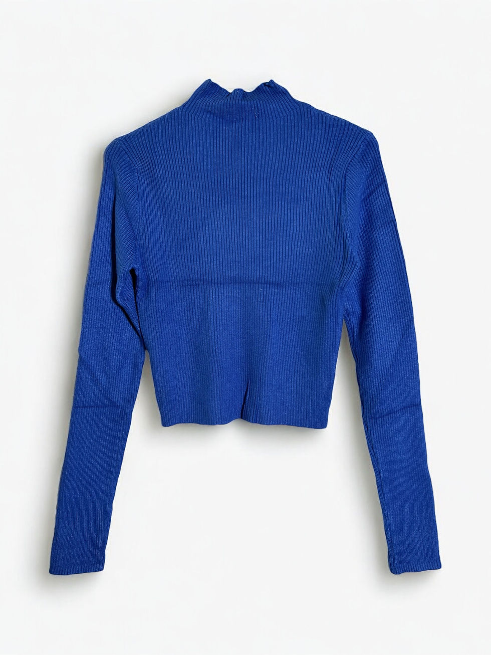 Thumbnail: Long Sleeve Crop Top with Zipper