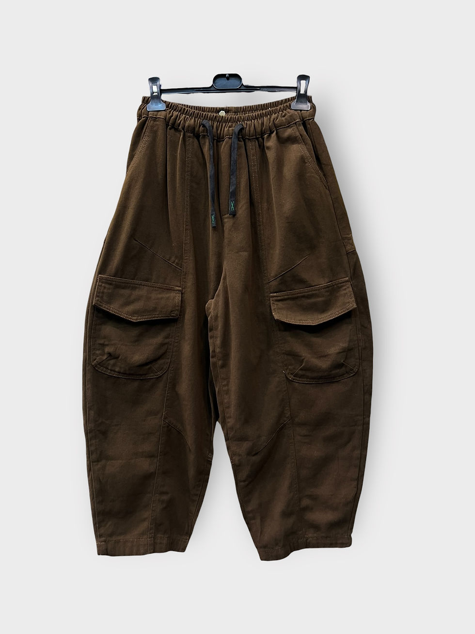 Thumbnail: Balloon Fit Cargo Pants with Elastic