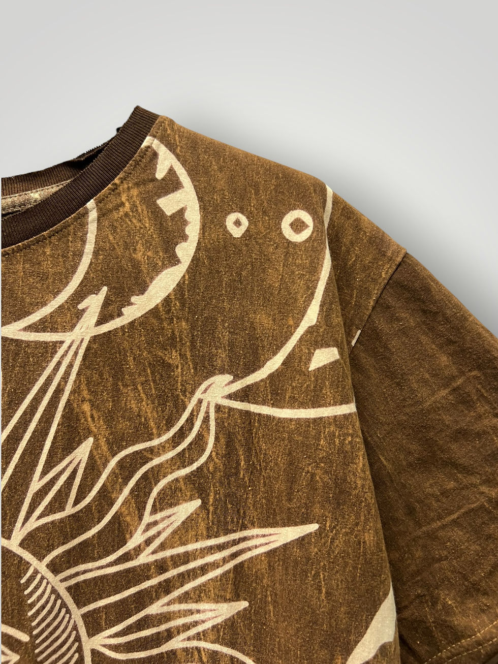 Thumbnail: Stonewashed Short Sleeve T-Shirt with Print