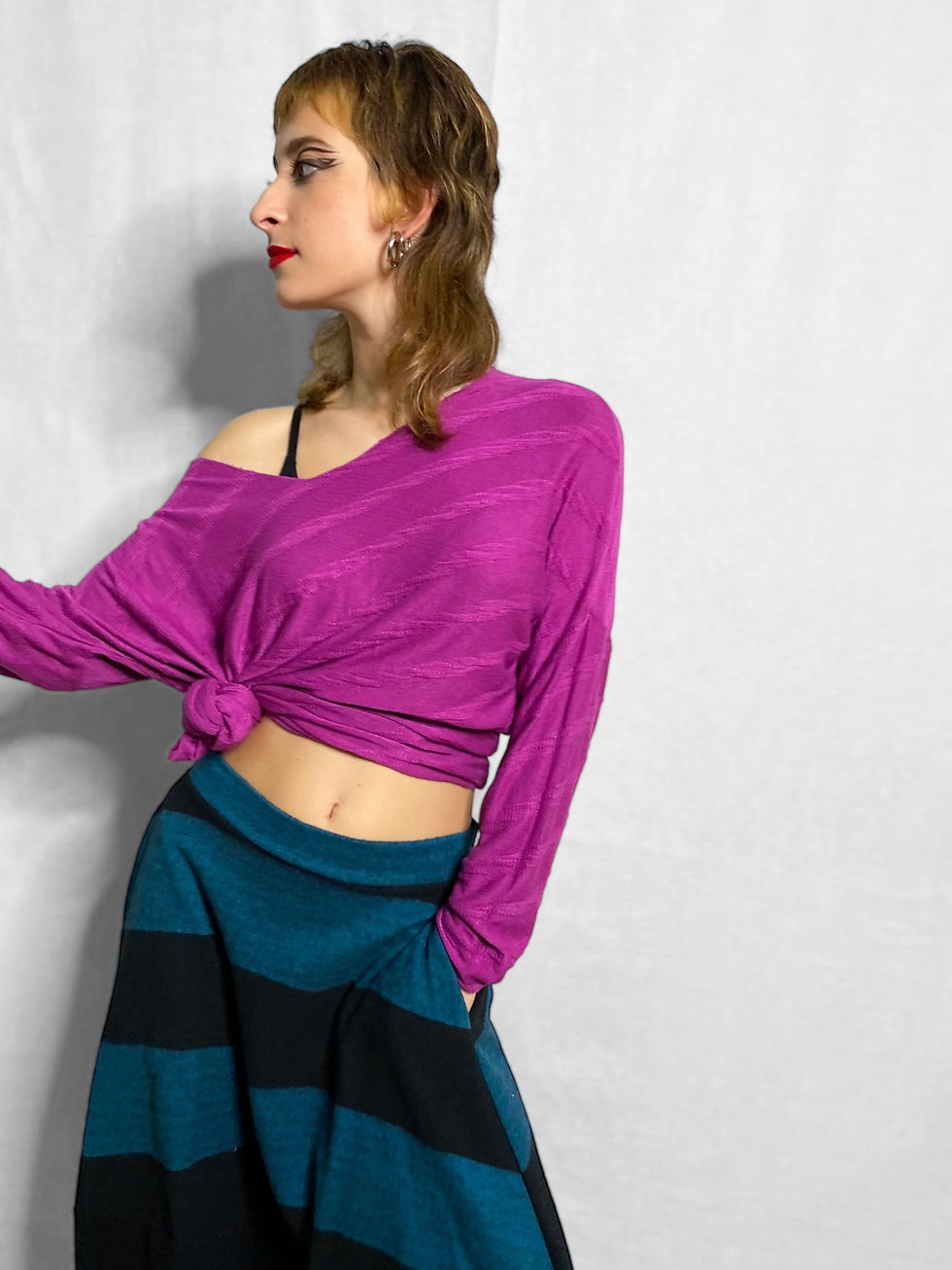 Thumbnail: IRRESISTIBLE - Long Sleeve Blouse with Light Transparency