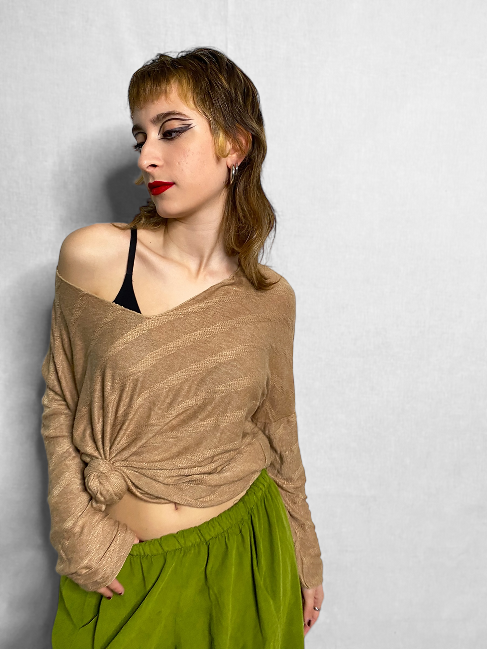 Thumbnail: IRRESISTIBLE - Long Sleeve Blouse with Light Transparency
