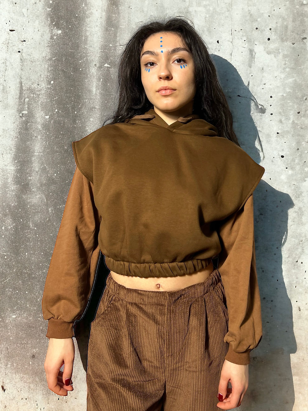 Thumbnail: Sleeveless Crop Hoodie