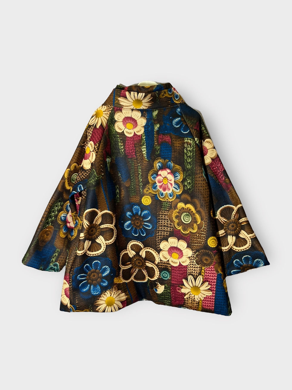 Thumbnail: Warm Jacket with Abstract Floral Pattern