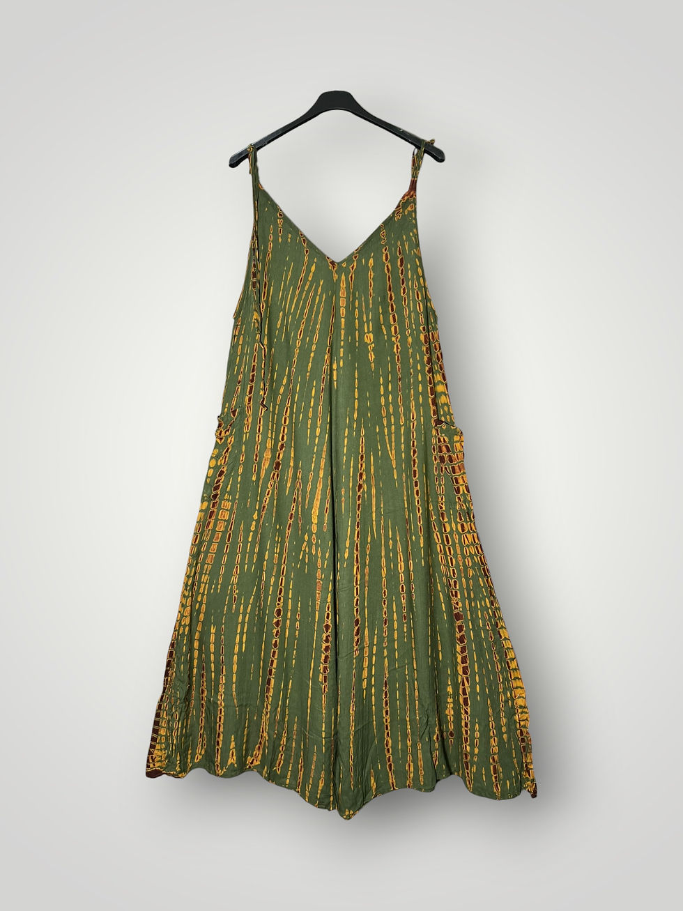 Μικρογραφία: Αέρινη Boho Ολόσωμη Φόρμα Tie-Dye με Φαρδιά Μπατζάκια