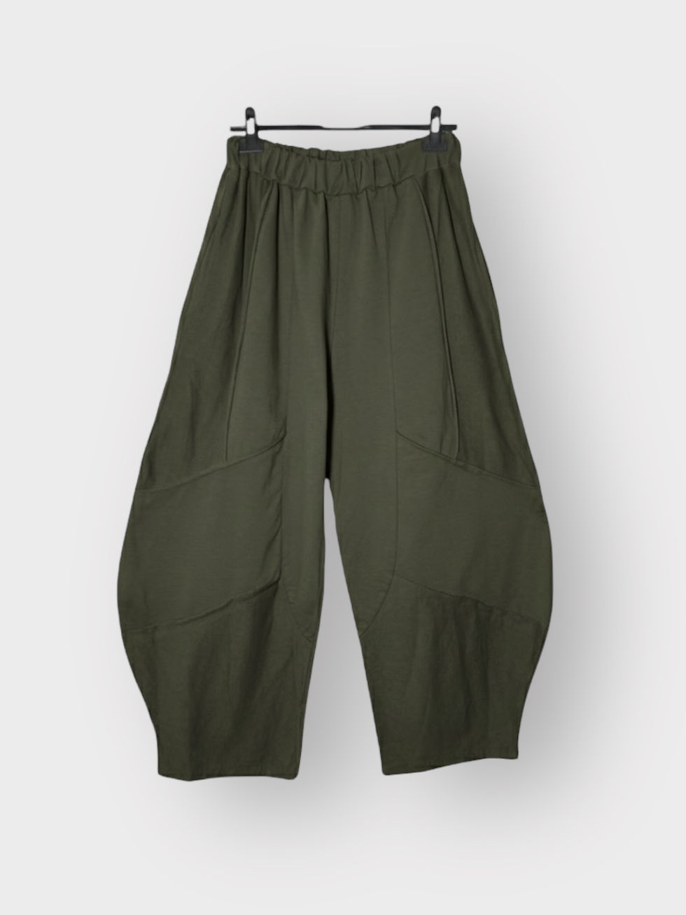 Thumbnail: Balloon Cotton Pants with Frills