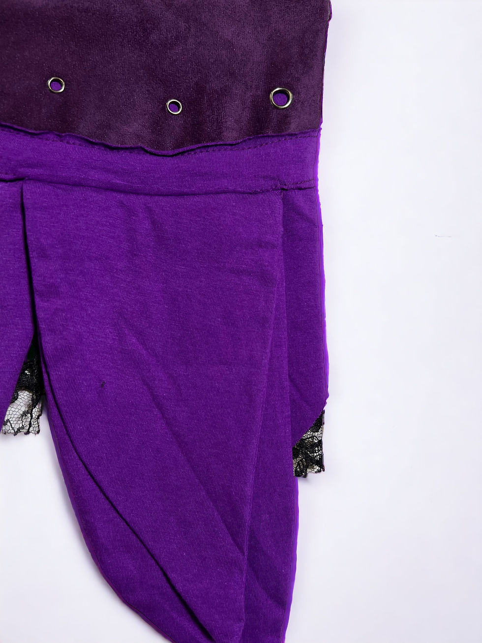Thumbnail: Fairycore Wrap Mini Skirt with Decorative Lace
