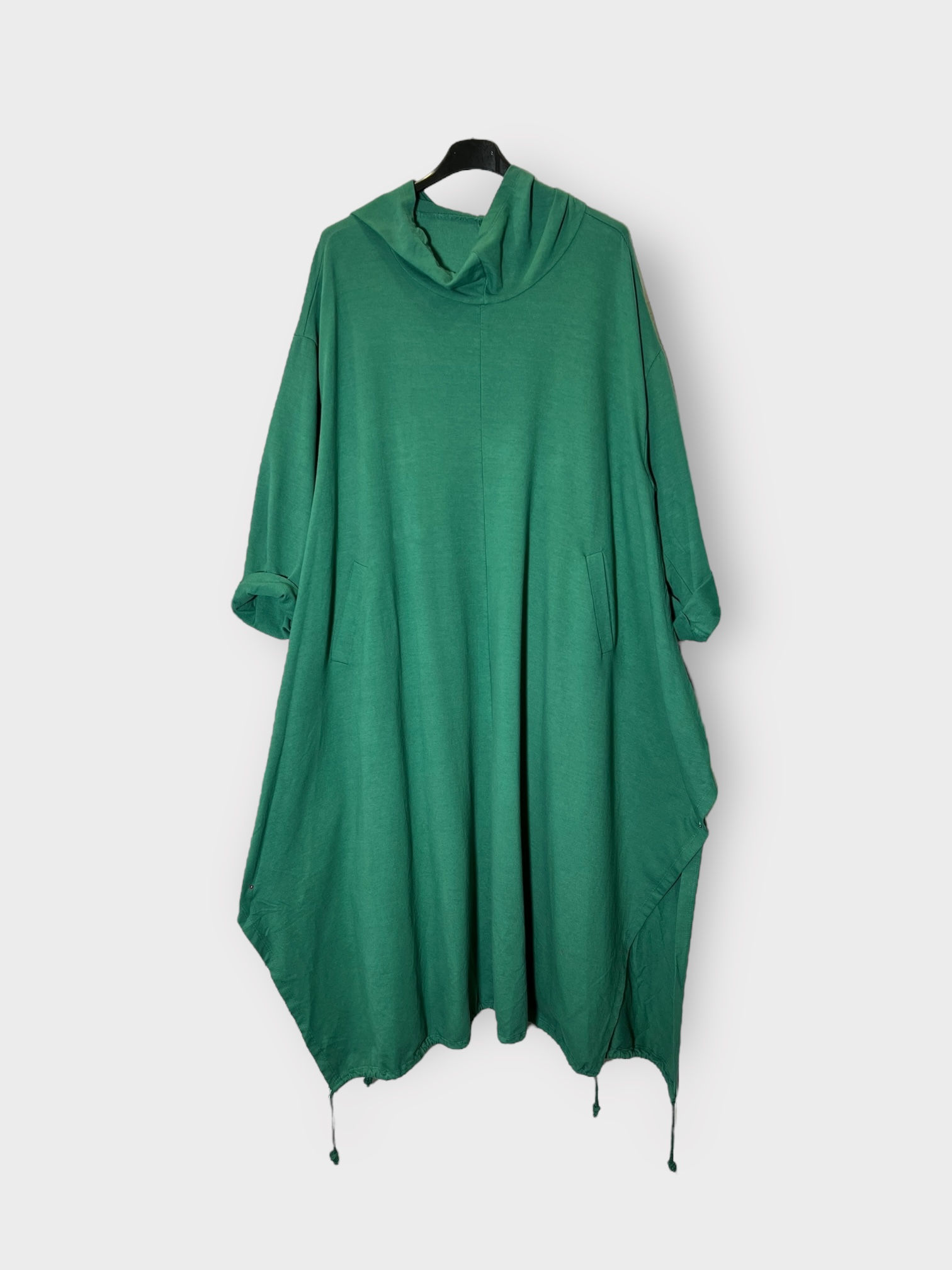 Φούτερ Κάπα/Φόρεμα με Ρυθμιζόμενο Στρίφωμα