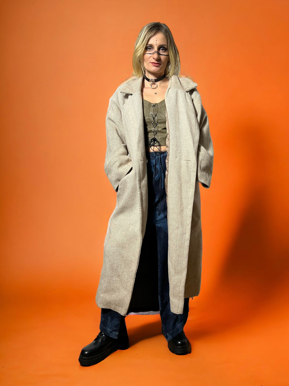 Thumbnail: Warm Coat with Buttons