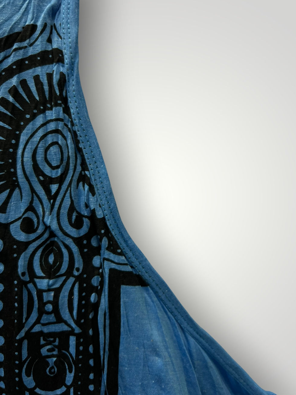Μικρογραφία: Unisex Αμάνικη Μπλούζα με Ethnic Τύπωμα