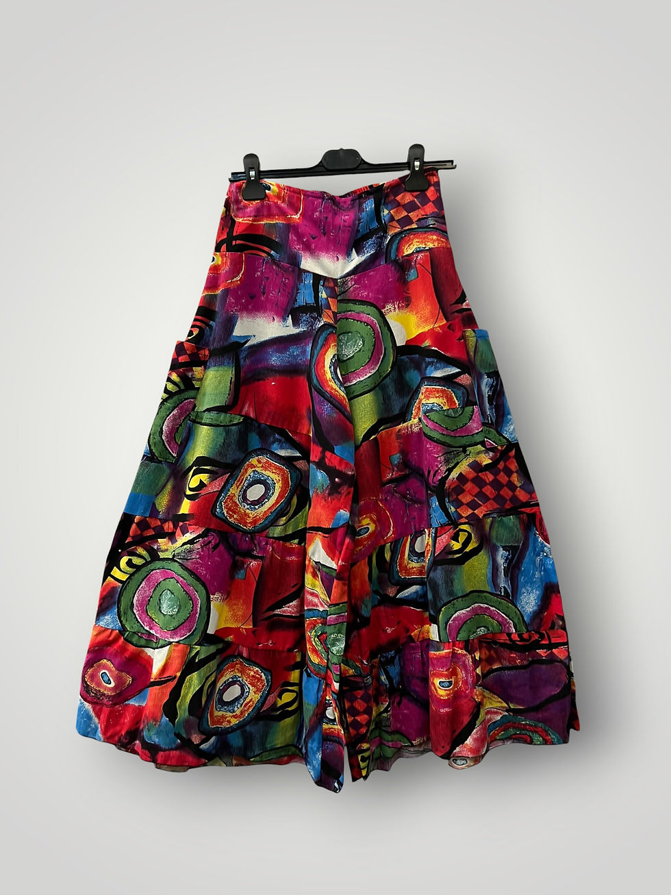 Thumbnail: Wide Leg Pants with Abstract Pattern