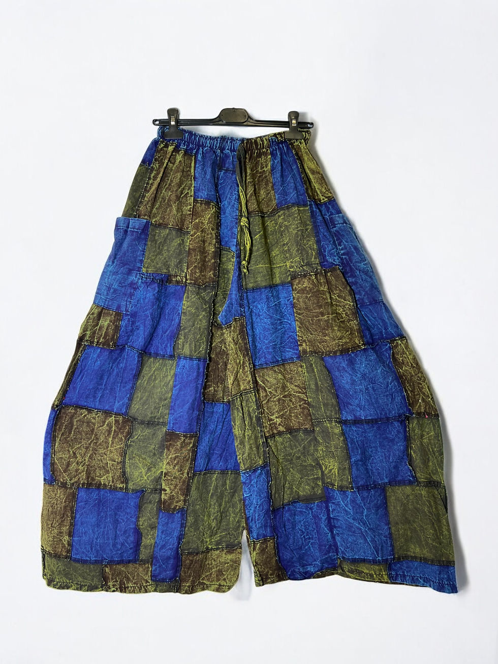 Thumbnail: Patchwork Pants with Elastic Waist
