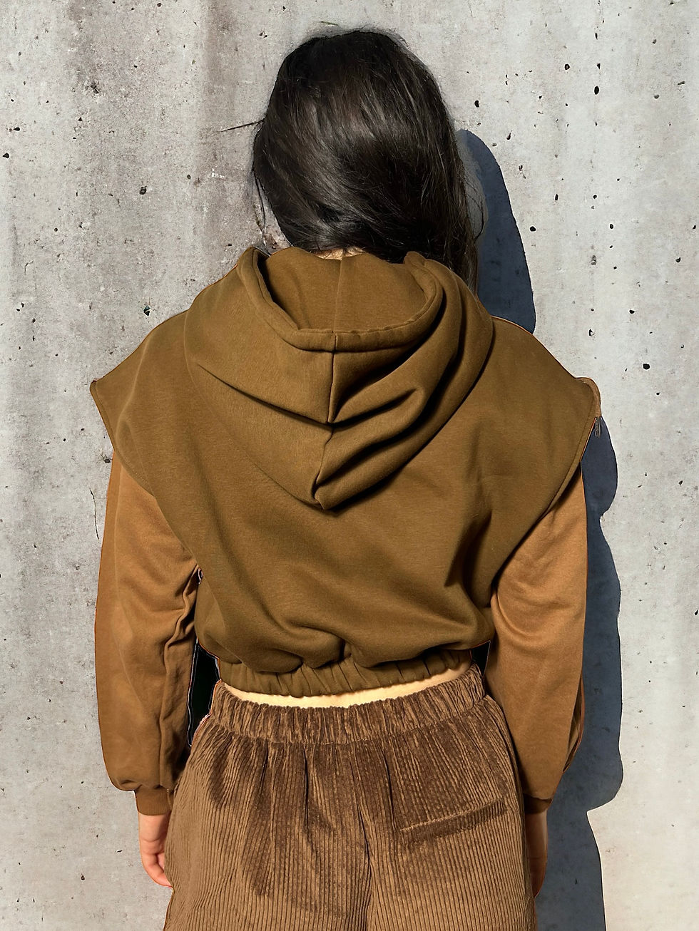 Thumbnail: Sleeveless Crop Hoodie