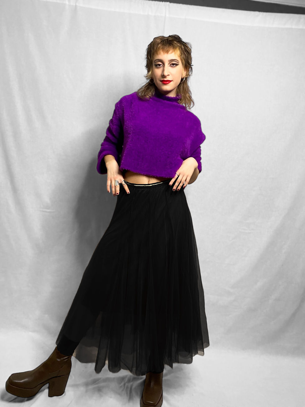 Thumbnail: BALLÉ - Skirt with Double Tulle and Lining