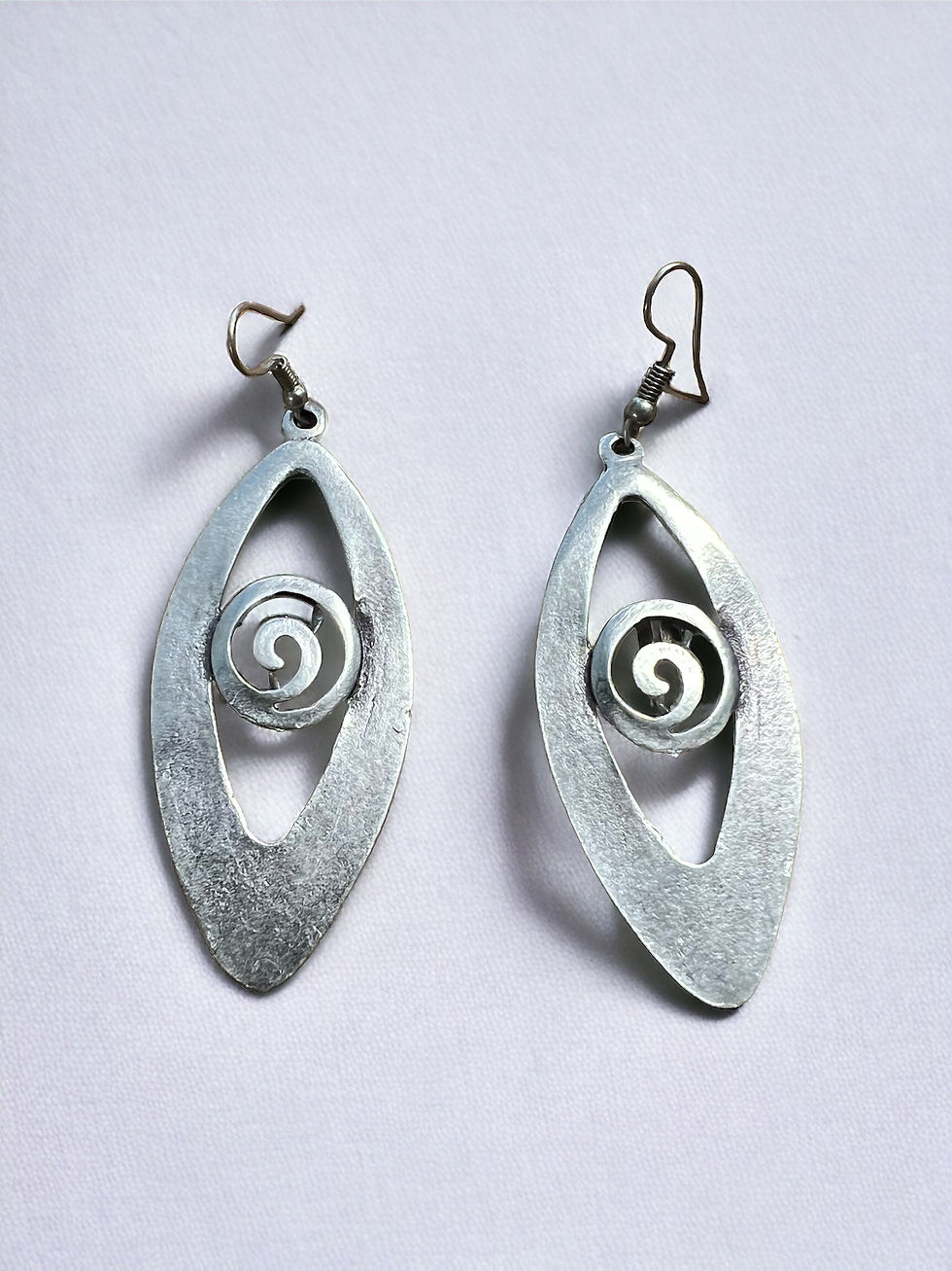 Σκουλαρίκια σε Αφηρημένο Οβάλ Σχήμα, με Άγγιστρο