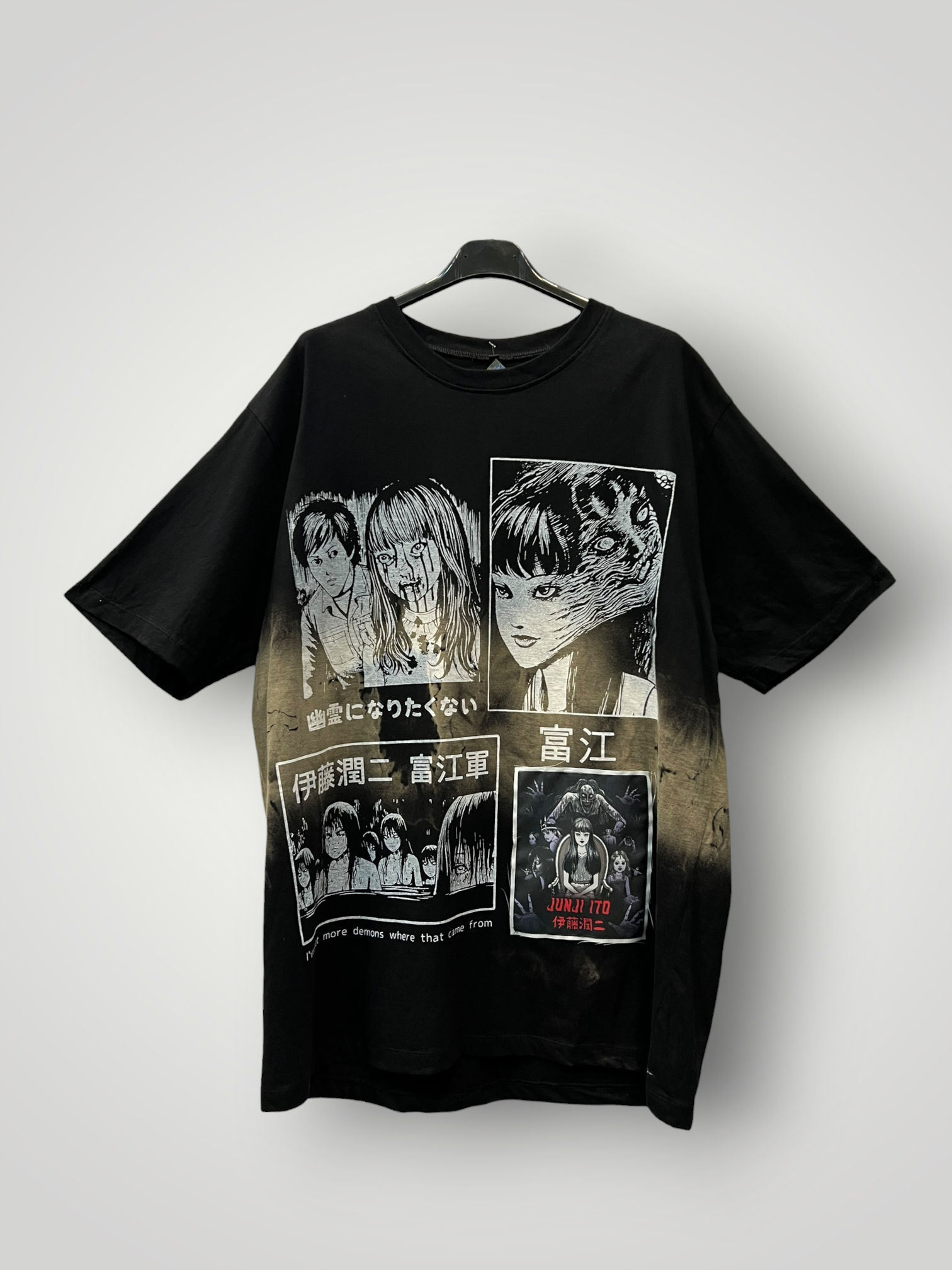 Horror Manga Tie-Dye Κοντομάνικο Μπλουζάκι