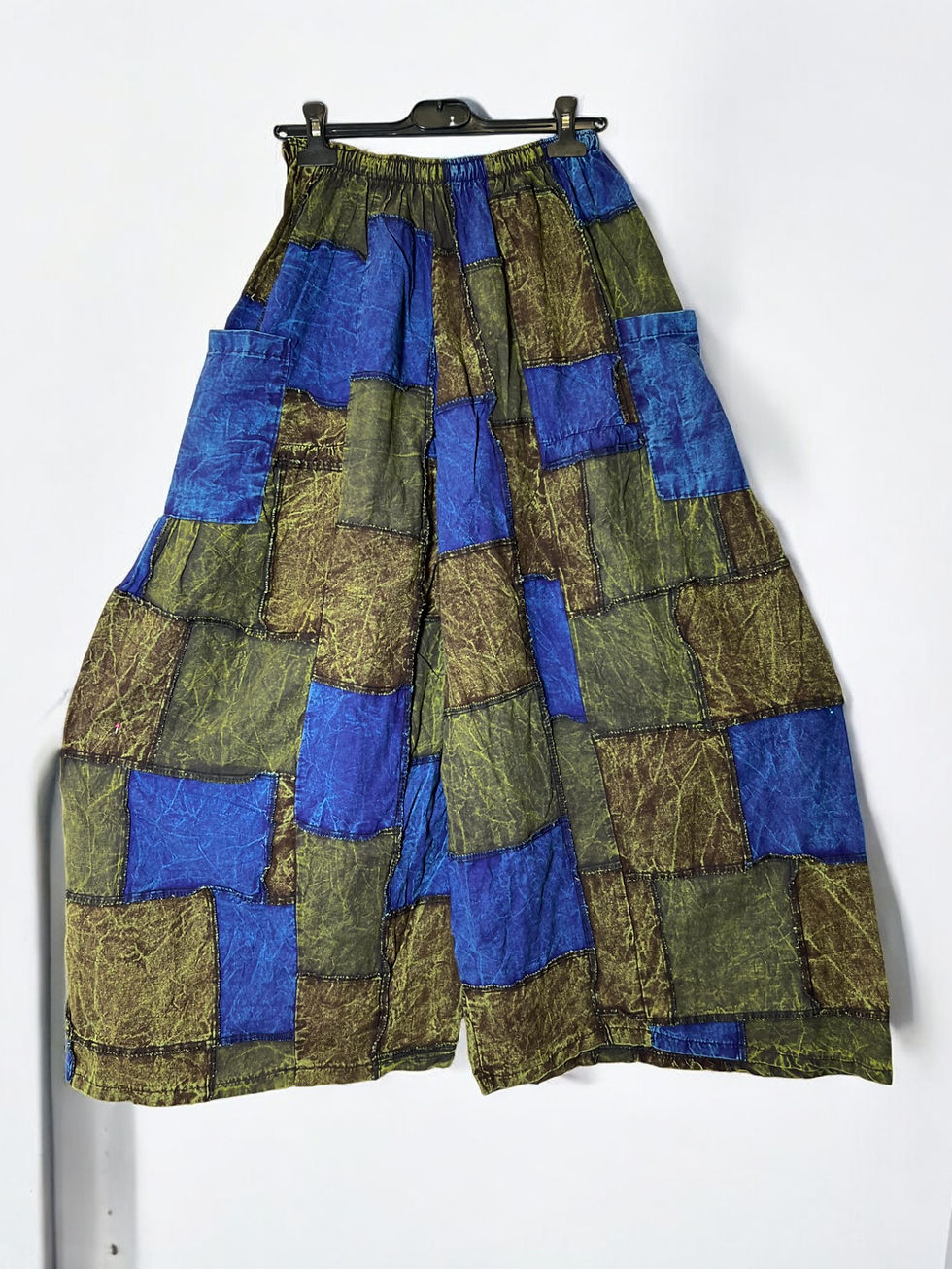 Thumbnail: Patchwork Pants with Elastic Waist