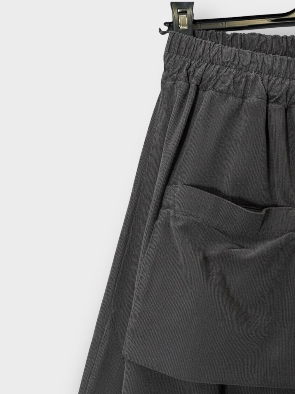 Μικρογραφία: Κοτλέ Παντελόνα Palazzo με Λάστιχο