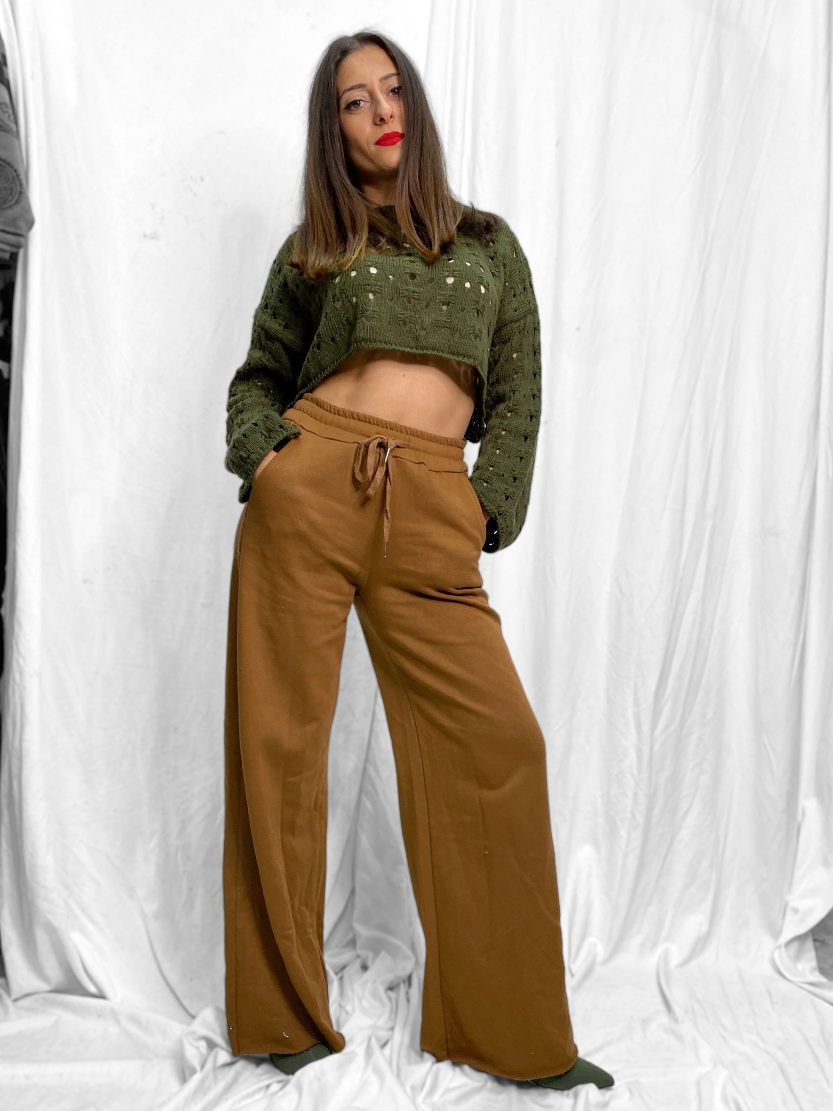 MELC DOBLE - Παντελόνα Καμπάνα με Τσέπες