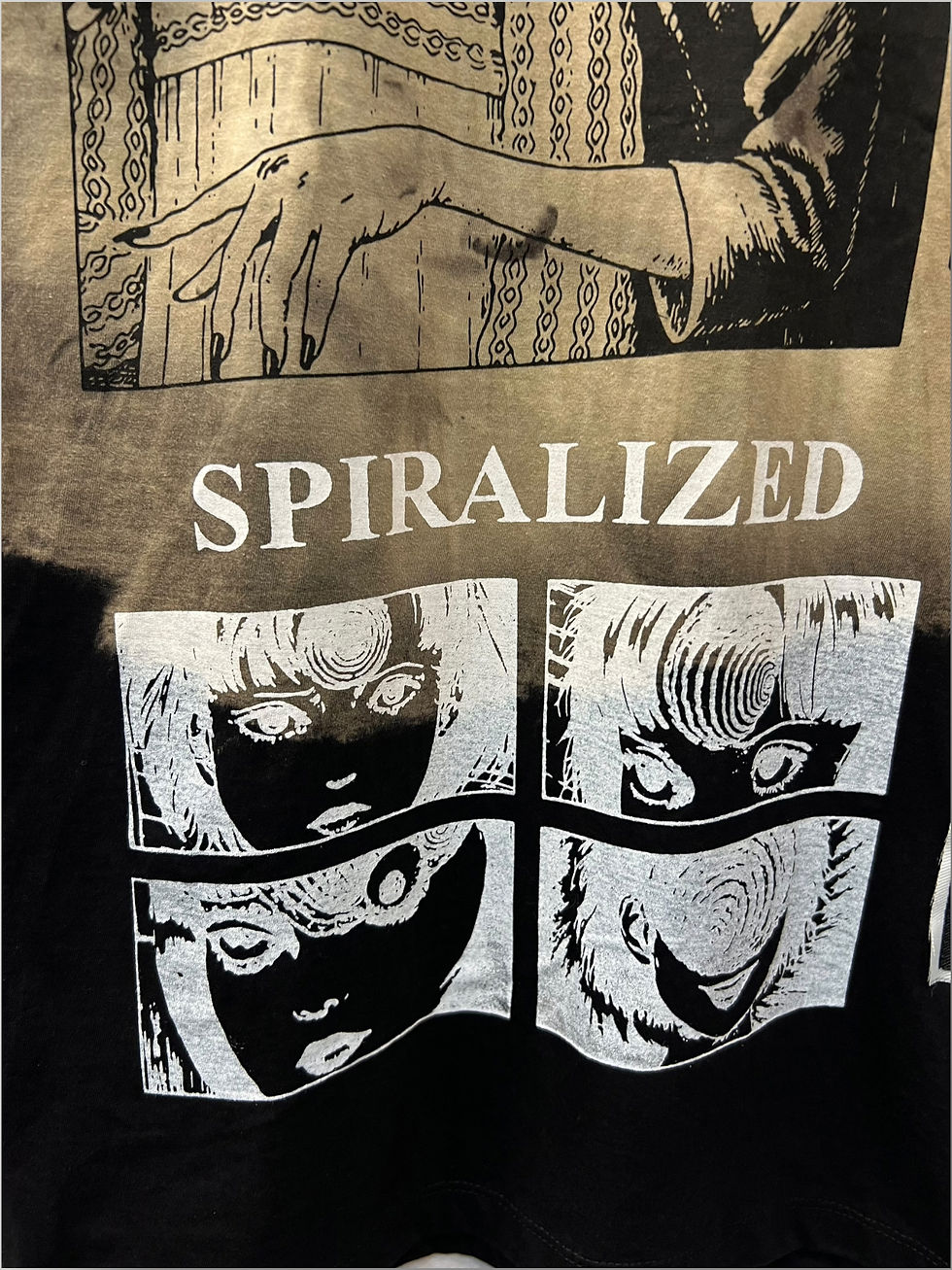 Thumbnail: Horror Manga Tie-Dye Αμάνικο T-Shirt