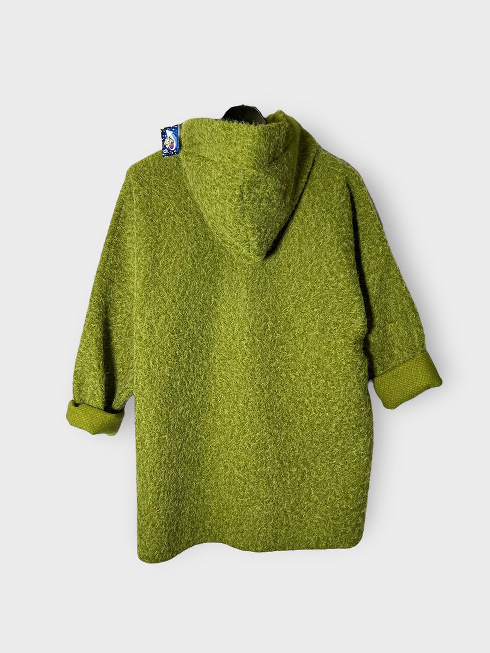 Μικρογραφία: Oversized Χνουδωτή Ζακέτα-Παλτό με Τσέπες