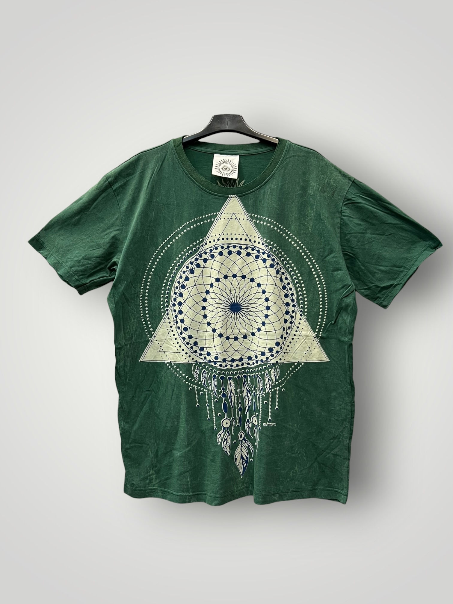 Stonewashed Short Sleeve T-Shirt with Print